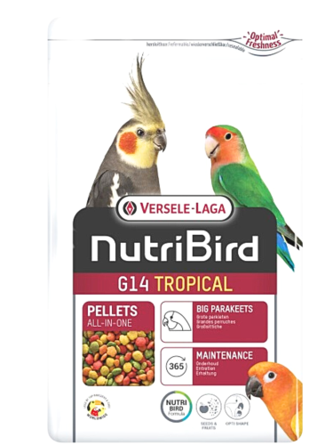 Versele Laga NUTRI BIRD G14 Tropical – granule pro střední papoušky 1 kg od ParrotPlanet.cz