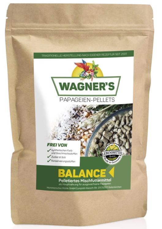 Wagner's Pellets – Wagner's granule pro malé papoušky, lisované za studena, 750 g od ParrotPlanet.cz