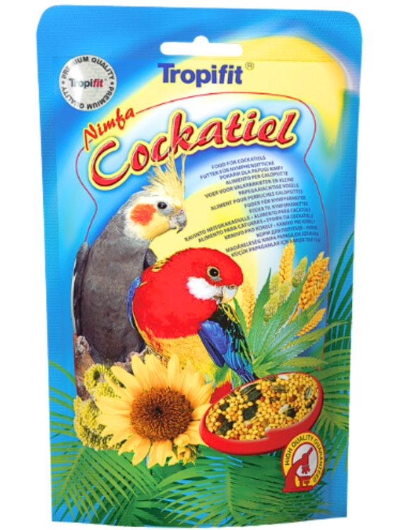 Tropifit 700g COCKATIEL - Celoroční krmivo pro papoušky a jiné papoušky od ParrotPlanet.cz