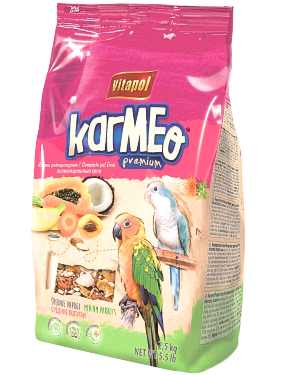 Vitapol Karmeo Premium – krmivo pro střední papoušky 2,5 kg od ParrotPlanet.cz