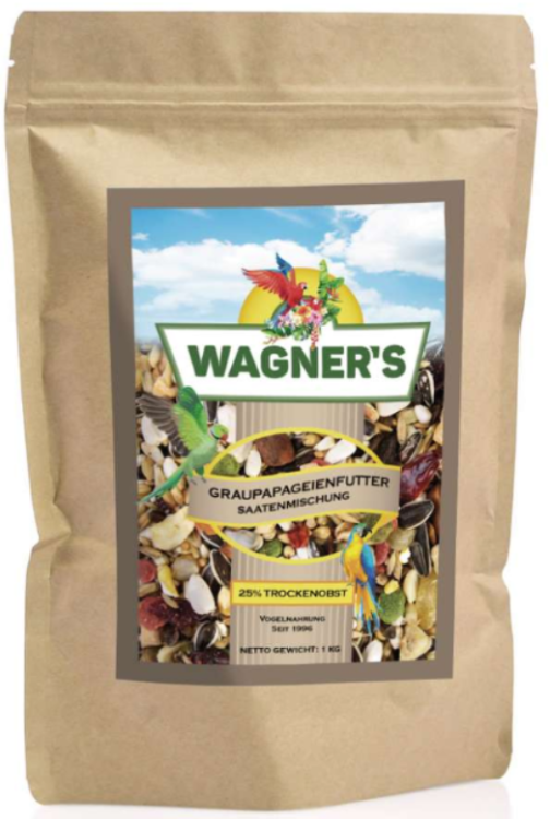 Papoušek šedý Wagnerův | Krmivo pro papoušky | Směs pro domácí chov 2,5 kg od ParrotPlanet.cz