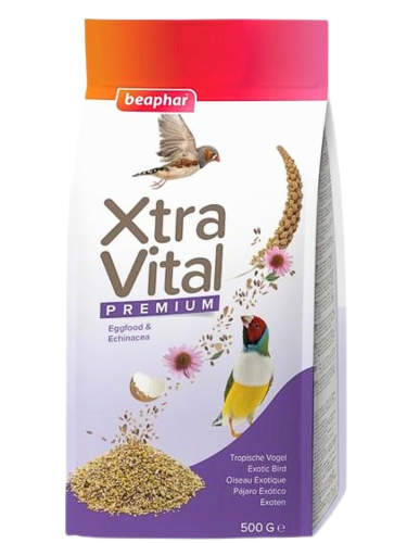 Beaphar Xtra Vital  Exotické ptáky Tropické ptáky 500 g od ParrotPlanet.cz