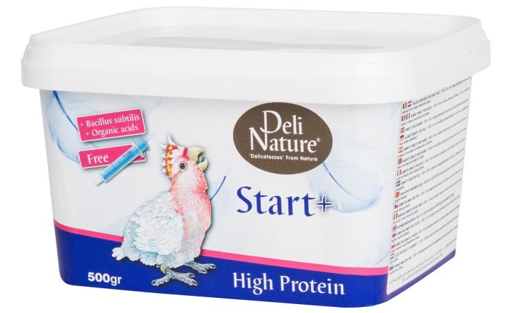 Deli Nature Start + High Protein – kompletní krmivo pro ruční dokrmování mláďat 500 g od ParrotPlanet.cz