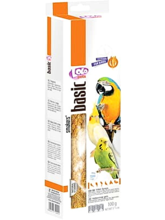 LoLo Pets BASIC Millet 100 g žluté proso v klasech od ParrotPlanet.cz