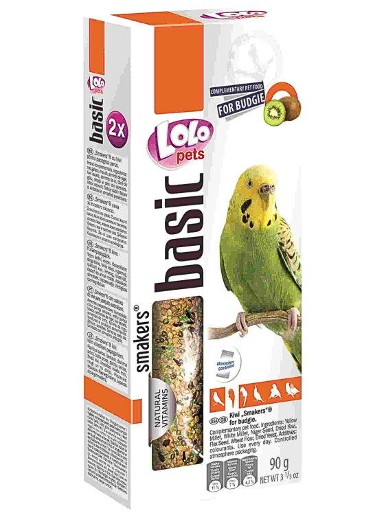 LoLo Pets Basic -Smakers KIWI URČENÉ PRO ANDULKY 90 g (2x45 g) od ParrotPlanet.cz
