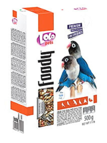 LoLo Pets FOODY PREMIUM 1 kg krmivo pro NEODDĚLENÉ  od ParrotPlanet.cz