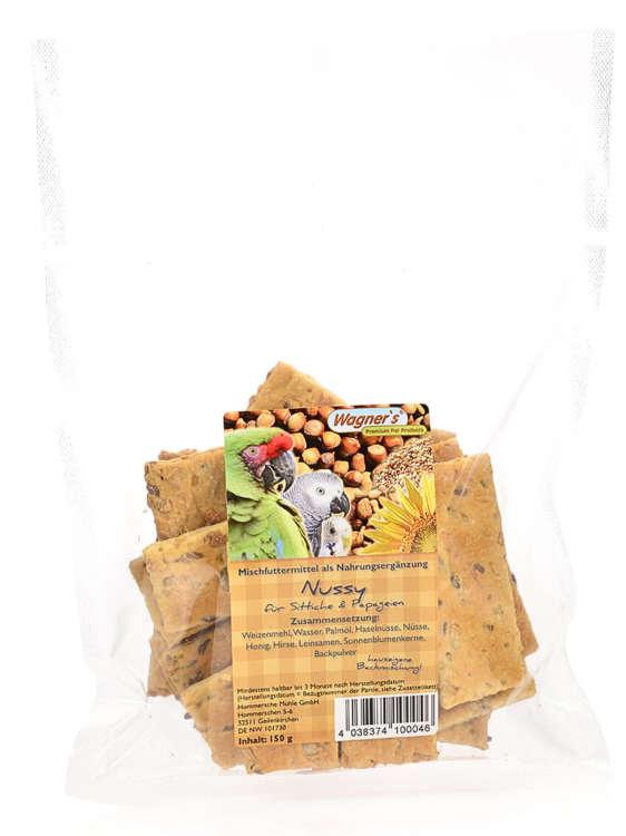 Wagner's DOMOWE Sušenky pro papoušky ořechové 150 g od ParrotPlanet.cz