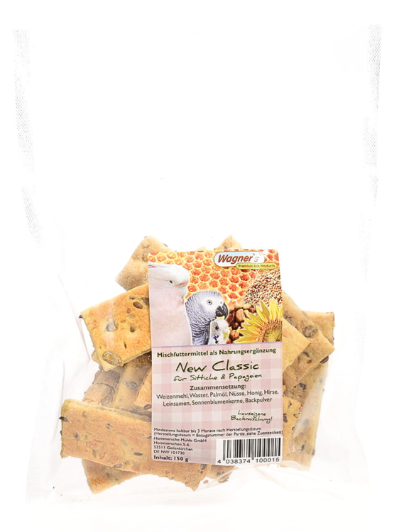 Wagner's DOMOVÉ Sušenky PRO PAPUCHALKY Classic 150 g od ParrotPlanet.cz