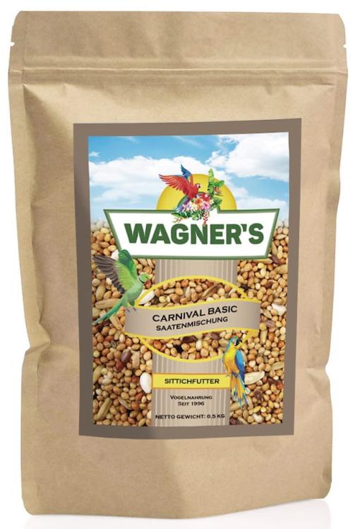 Wagner's Parakeet Food Carnival Basic - Vyvážené krmivo pro vlnkované papoušky a jiné malé papoušky 500 g od ParrotPlanet.cz