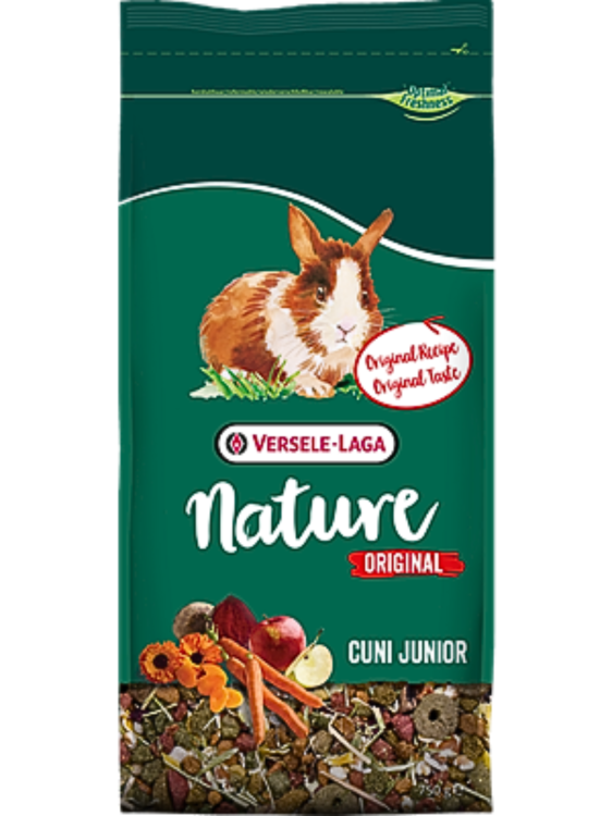 Versele Laga - ORIGINAL CUNI JUNIOR – Vysokovláknitá směs pro králíky do 8 měsíců věku, 750 g od ParrotPlanet.cz