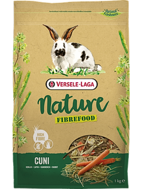 Versele Laga – Fibrefood Cuni – Vysokovláknitá směs pro citlivé miniaturní králíky, 1 kg od ParrotPlanet.cz