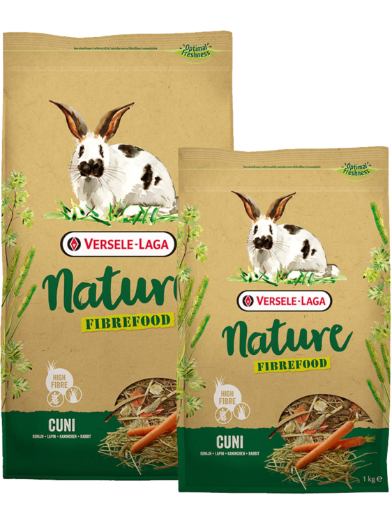 Versele Laga – Fibrefood Cuni – Vysokovláknitá směs pro citlivé miniaturní králíky, 1 kg od ParrotPlanet.cz
