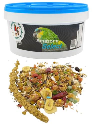 Vogelhof Amazone Select – Krmivo s granulemi pro amazony 3 KG od ParrotPlanet.cz