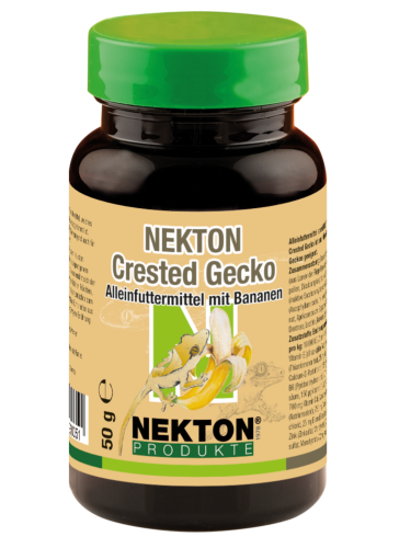 NEKTON Crested Gecko s banánem – Vyvážené krmivo pro gekony s banánem 50 g od ParrotPlanet.cz
