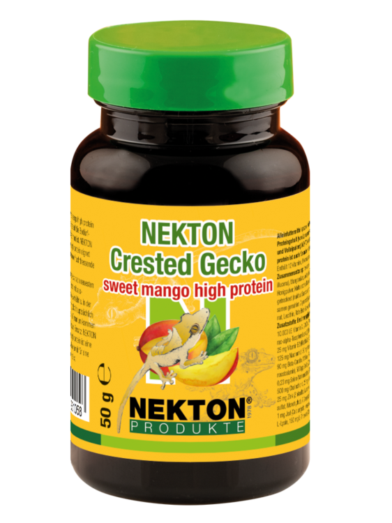 NEKTON Crested Gecko – vyvážené krmivo pro gekony s přídavkem manga 50 g od ParrotPlanet.cz