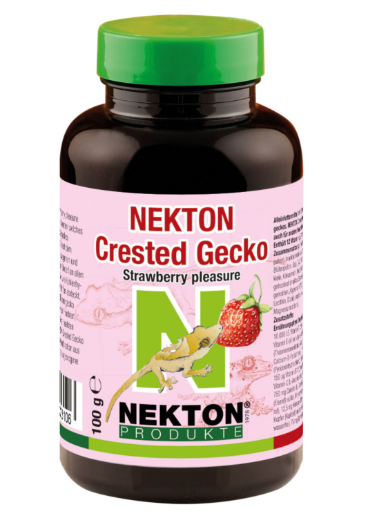 NEKTON Crested Gecko Strawberry Pleasure – krmivo pro gekony s přísadou jahod 100 g od ParrotPlanet.cz