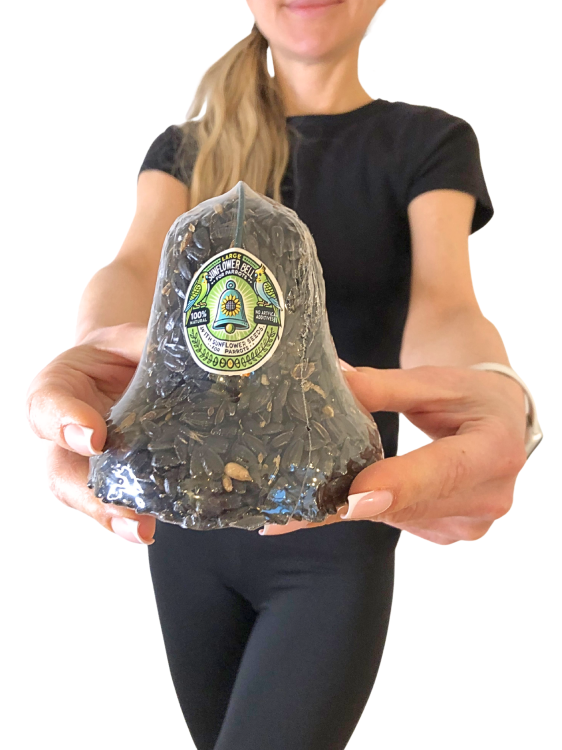 Parrot Planet - Papouščí zvonek - XXL - ze SLUNEČNICE - pamlsek pro všechny větší papoušky 180 g od ParrotPlanet.cz