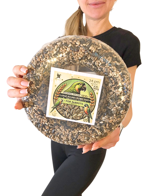 Parrot Planet - GIANT RUSTICAL RING  - 0,9 kg - pamlsek pro všechny papoušky  od ParrotPlanet.cz