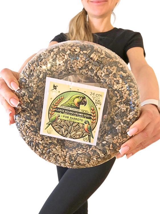 Parrot Planet - GIANT RUSTICAL RING  - 0,9 kg - pamlsek pro všechny papoušky  od ParrotPlanet.cz