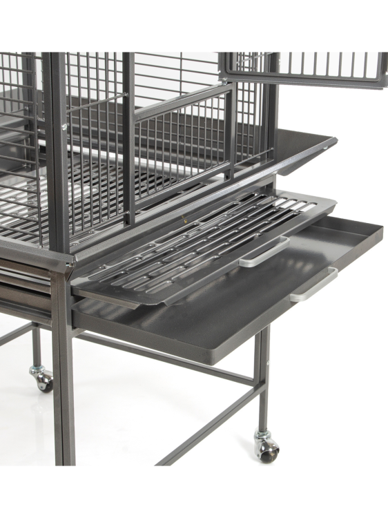 Klece pro papoušky Montana Finca II Play tmavá od ParrotPlanet.cz