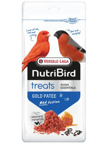 Versele Laga NutriBird Treats Gold Patee Red Fusion 250 g – Pamlsek pro červené ptáky od ParrotPlanet.cz