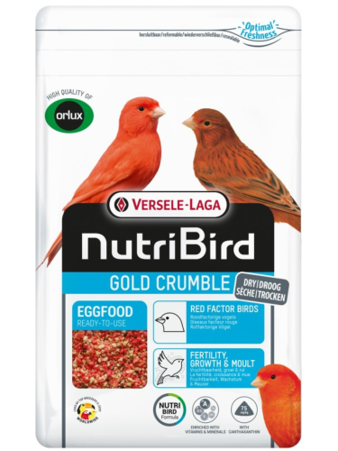 Versele Laga NutriBird Gold Patee Red Factor Birds 1 kg – Vaječné krmivo pro červené ptáky od ParrotPlanet.cz