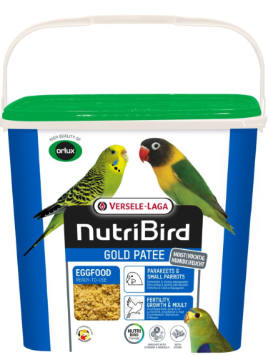 Versele Laga NutriBird Gold Patee Parakeets & Small Parrots 5 kg – Vaječné krmivo pro malé a střední papoušky od ParrotPlanet.cz
