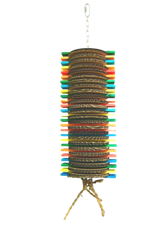 Kooky Tower JUMBO – Velká dřevěná hračka pro papoušky od ParrotPlanet.cz