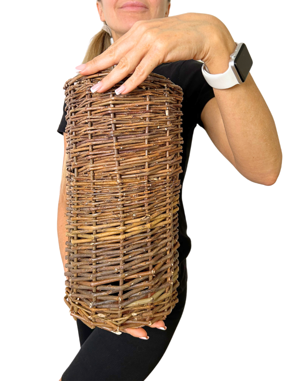 Přírodní proutěný tunel | Hračka skrýš | Stan pro vakoveverky  od ParrotPlanet.cz