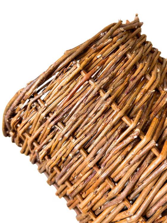 Přírodní proutěný tunel | Hračka skrýš | Stan pro vakoveverky  od ParrotPlanet.cz