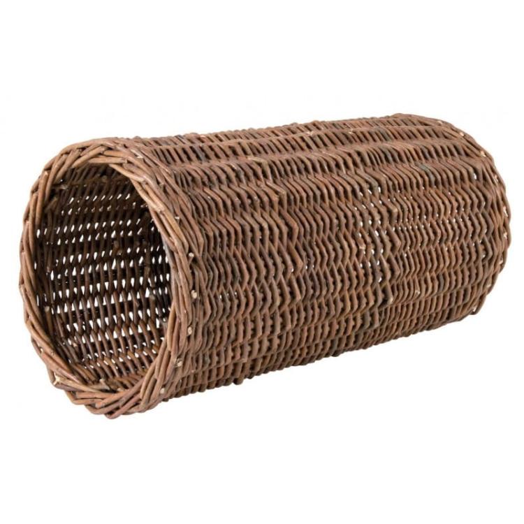 Přírodní proutěný tunel | Hračka skrýš | Stan pro vakoveverky  od ParrotPlanet.cz