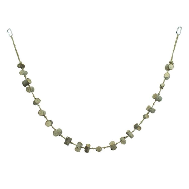 Eukalyptová žebříková lávka – hračka pro vakoveverky od ParrotPlanet.cz