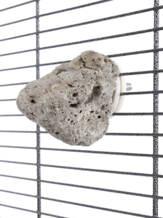 Přírodní kámen Lava – připevňuje se k kleci pro papoušky od ParrotPlanet.cz