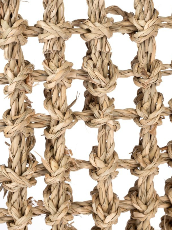 Hrací stěna z mořské trávy pro střední a velké papoušky od ParrotPlanet.cz