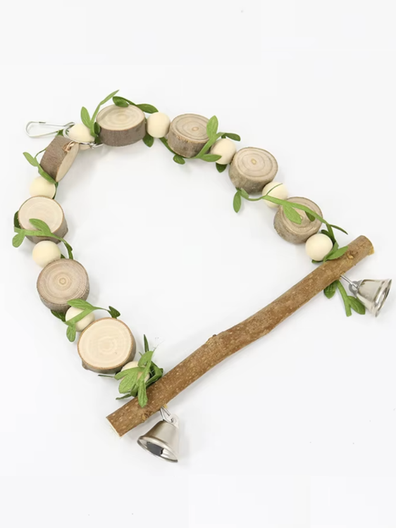 Houpačka s lístky – pro středně velké papoušky od ParrotPlanet.cz