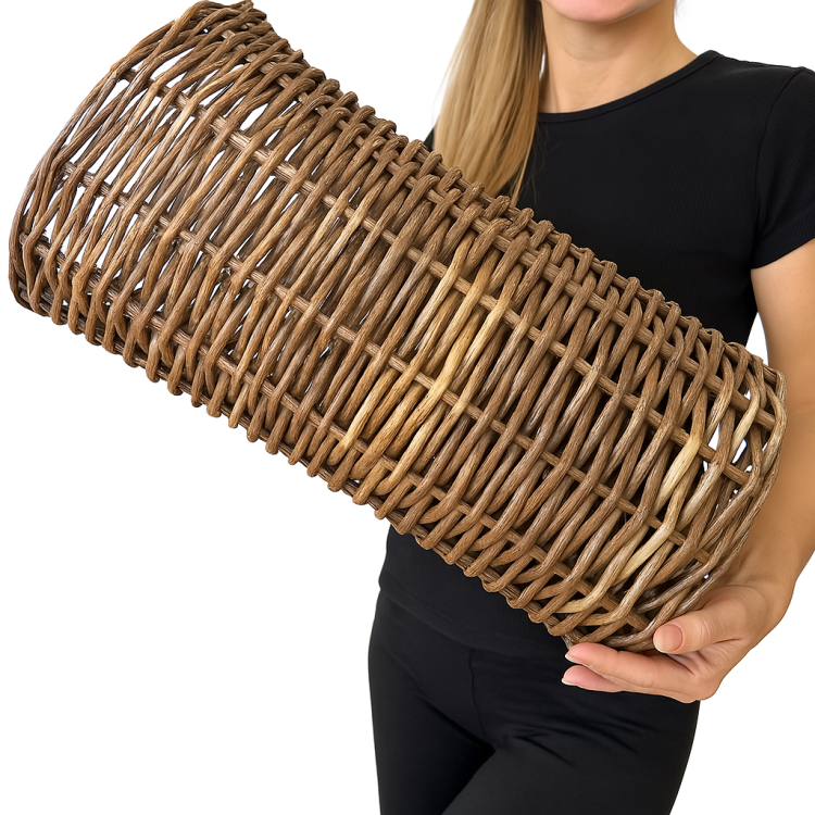 Přírodní proutěný tunel | Hračka skrýš | Stan pro vakoveverky  od ParrotPlanet.cz