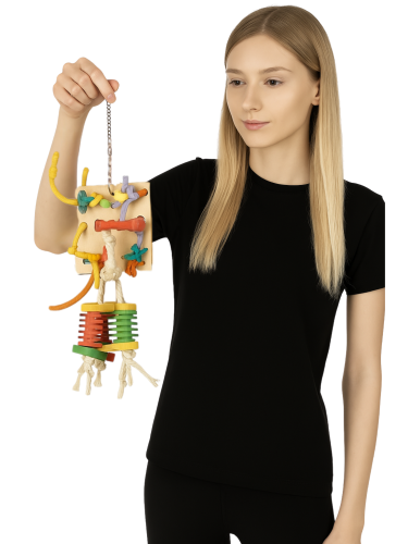 Hvězdná radost – hračka pro všechny papoušky od ParrotPlanet.cz