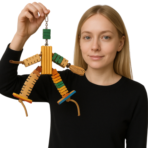 Robot Sammy – hračka pro střední a velké papoušky od ParrotPlanet.cz