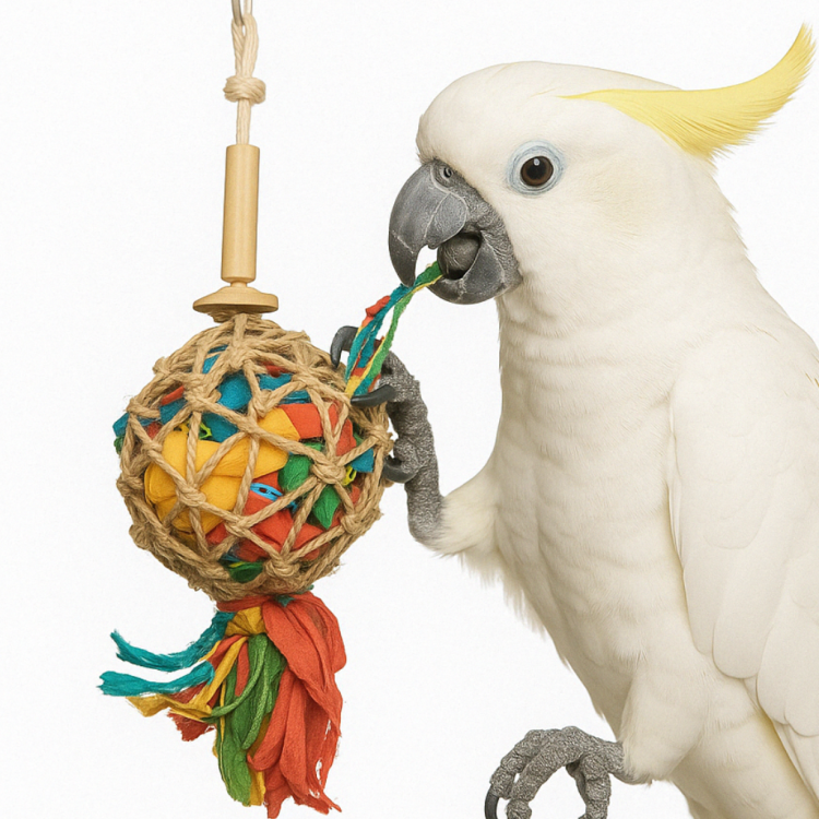 Chyť mě!  - hračka pro všechny papoušky od ParrotPlanet.cz