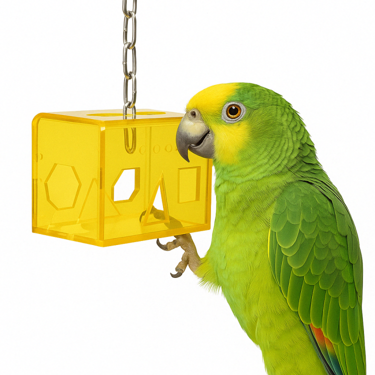 Úžasná chobotnice | Přírodní hračka pro střední a velké papoušky od ParrotPlanet.cz