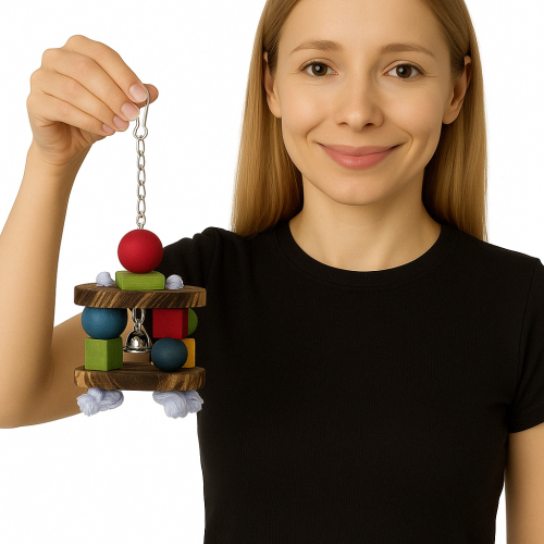 Domeček Bali | Hračka Úkryt | pro střední papoušky od ParrotPlanet.cz