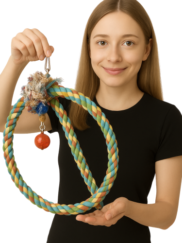 Houpačka Papouščí planeta – pro střední a malé papoušky od ParrotPlanet.cz