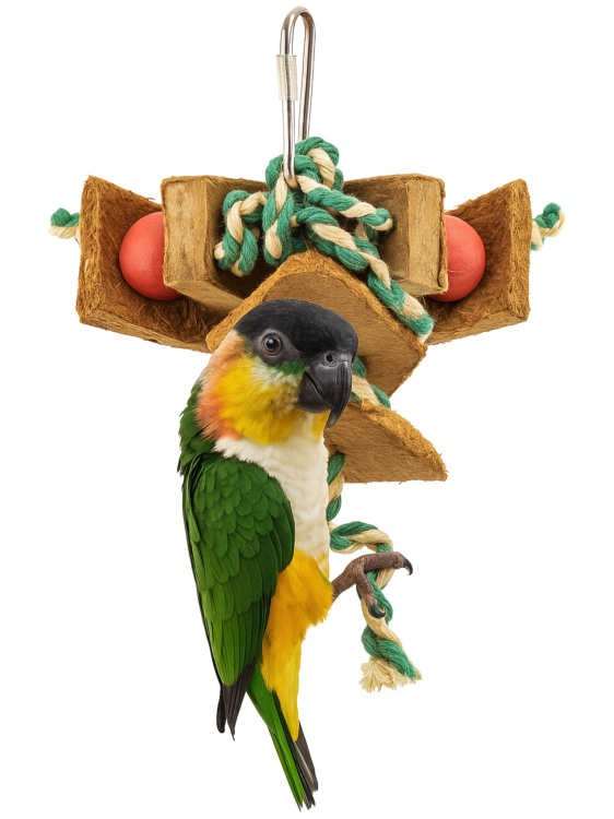 Kokosové šílenství – hračka pro malé papoušky od ParrotPlanet.cz
