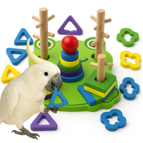 Žabka - Logická skládačka - pro všechny papoušky od ParrotPlanet.cz