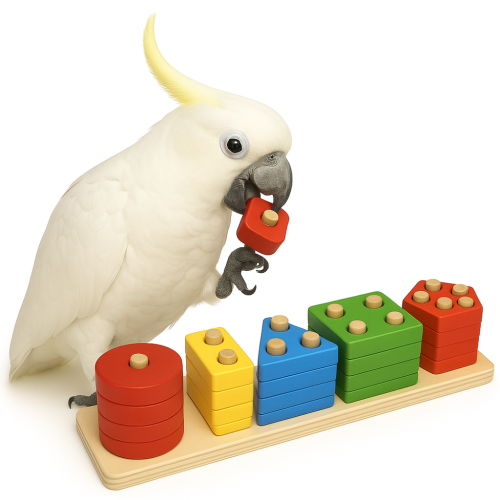 Logická a obratnostní skládačka – pro všechny papoušky od ParrotPlanet.cz