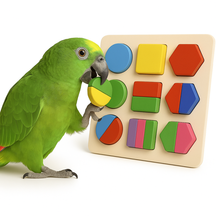 Barevné papouščí puzzle – pro všechny papoušky od ParrotPlanet.cz