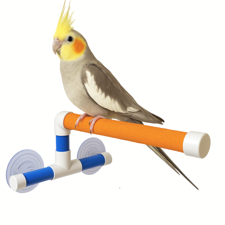 Tyč do sprchy S – pro malé papoušky od ParrotPlanet.cz