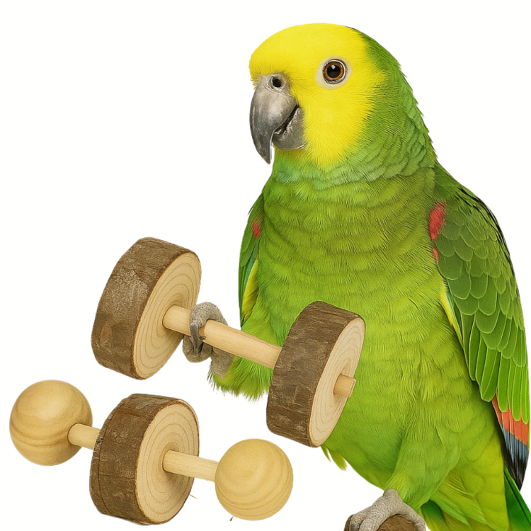 Sada činek – hračky do tlapky pro střední a velké papoušky – 2 kusy od ParrotPlanet.cz