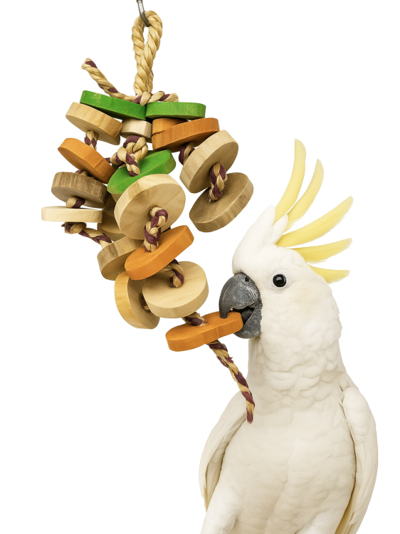 Veselý Sammy - hračka pro střední a velké papoušky od ParrotPlanet.cz