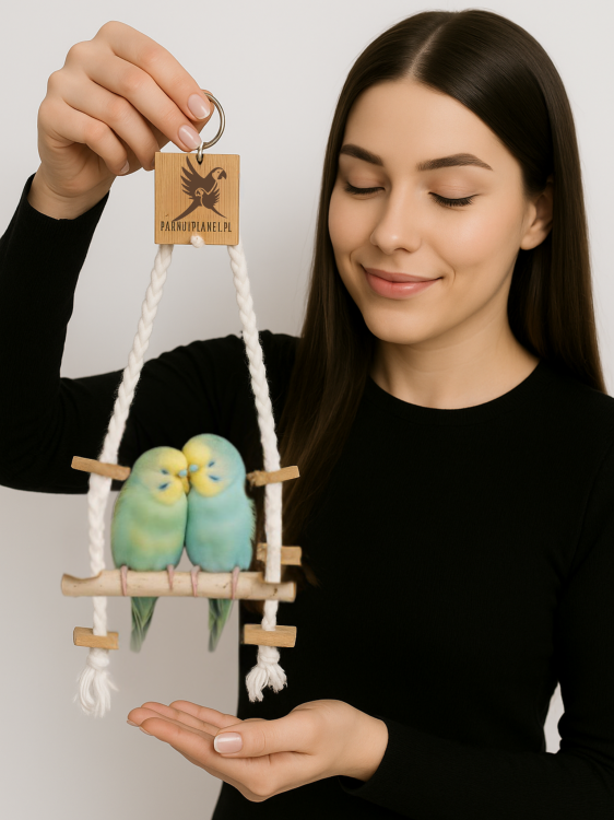 Parrot Planet Prirozene – Březová houpačka pro malé papoušky od ParrotPlanet.cz
